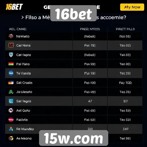 Métodos de pagamento aceitos no 16bet